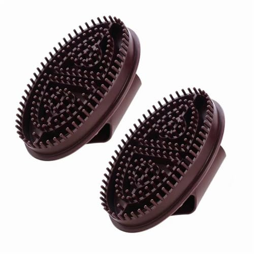 Meridian Massagebürste Körper mit Ergonomischem Griff, 2 Stück