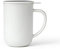 VIVA Minima Balance Taza infusora de porcelana blanca pura - 17 oz / 500 ml con filtro de acero inoxidable y tapa - Perfecta para preparar té de hojas sueltas.