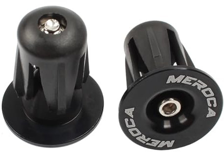 Azarxis Lenkerendkappen Lenkerstopfen Fahrradgriffe Stecker Lenker Endkappen für Fahrrad Mountainbike Rennrad (Schwarz - 26mm - 2 Stück)