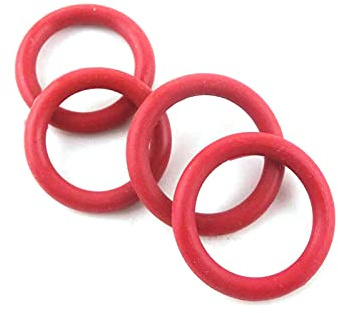 50pcs sello de silicona de 3,5mm de espesor 45-56mm OD rojo con junta tórica Juntas VMQ Anillo de obturación de juntas Lavadora, 50x43x3.5mm