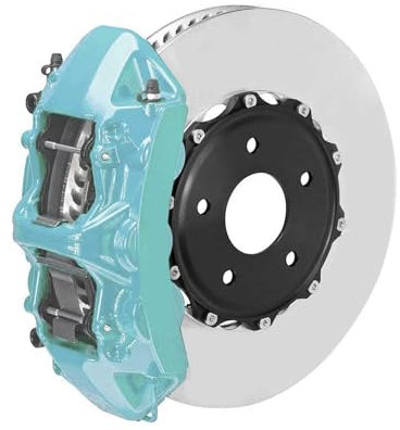 OMAC Bremssattellack Bremssattelfarbe Auto Lack Set | Bremsenreiniger und das Härtemittel Hitzebeständig Komplettsatz für 4 Bremssättel 7-teiliges