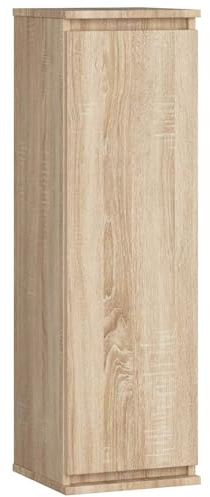 AKORD Hängeschrank W30 30 cm | mit 1 Tür | Küchenschränke | Geräumig | Für eine kleine Küche | Für eine Küchenzeile | B30 x H99 x T30 cm | Gewicht 14,95 kg | Zeitlos | Sonoma-Eiche
