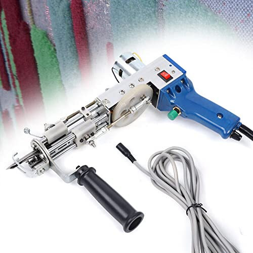 Elektrischer Teppich Tufting Gun, 220V Cut Pile Tufting Gun, 3000-5000RPM Einstellbare Geschwindigkeit Teppich Maschine, für Handwerk Teppich Kleidung DIY