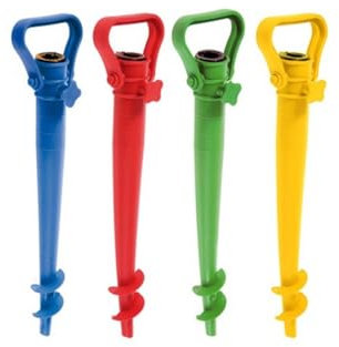 CapitanCasa Puntale per Base Ombrellone Spiaggia Supporto Trivella per Palo MOD. Giarre