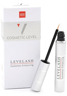 COSMETIC LEVEL LEVELASH Eyelashes Enhancing | Siero per ciglia lunghe e voluminose in 2-4 settimane | Lash Enhancing Serum | Allungamento ciglia | Testato Dermatologicamente e Oftalmologicamente | 3ml