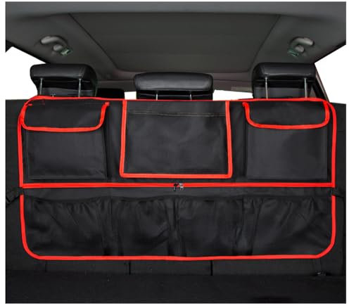 NBVGFGDF Auto Kofferraum Organizer, für VW Golf/Polo 5 6 7 8 GTE GTI GTD Clubspor Faltbare Hinteren Kofferraum Aufbewahrungstasche Wasserdicht Auto Kofferraumtasche,A