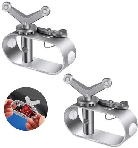 Tenditore per Fune Metallica,2Pcs Tendifilo per Recinzione,Tendifilo Lega Alluminio,Tenditori per Corda Copertura Della Piscina,Tendifilo per Copertura per Coperture per Piscine,Tende per Teli Piscina