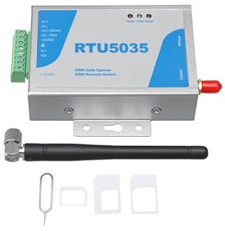 GSM 4G LTE Apricancello Automatico Goor Gsm Interruttore Relè for Scorrevole Altalena Apri del Cancello Del Garage Sostituire Il Controllo Remoto di Sicurezza Domestica,Sicurezza Affidabile(RTU5035 G