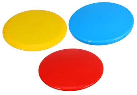 KOMBIUDA Fliegende Golfscheiben 3 Stück Pe TPE Material Strapazierfähig Outdoor Trainingsdiscs Für Kinder Und Erwachsene Robustes Rasenspiel Spielzeug Für Garten Und Freizeit
