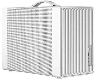 EWAIDI P40 M-ATX Side Noodle Glass ITX Motherboard ATX/SFX Power Supply Support Type-C Desktop Portable MINI Small Chassis