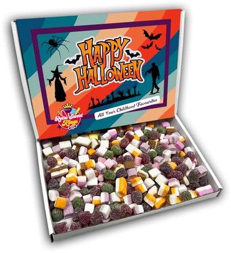 Dolly Mixture Halloween Sweet Gift Box Hamper (RETRO HALLOWEEN FRONT)
