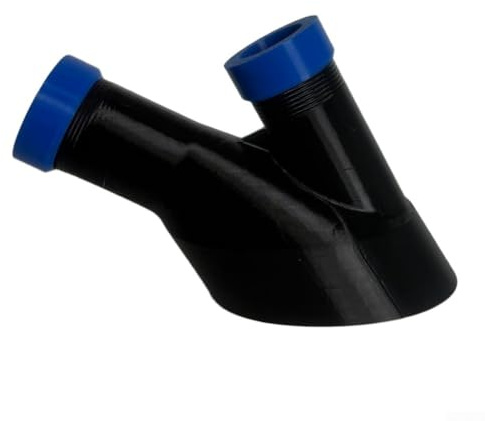 TONIXY Accessoire de nettoyage automobile à double fonction, outil de nettoyage par soufflage et aspirateur avec grande buse ovale pour intérieur et extérieur de voiture, noir