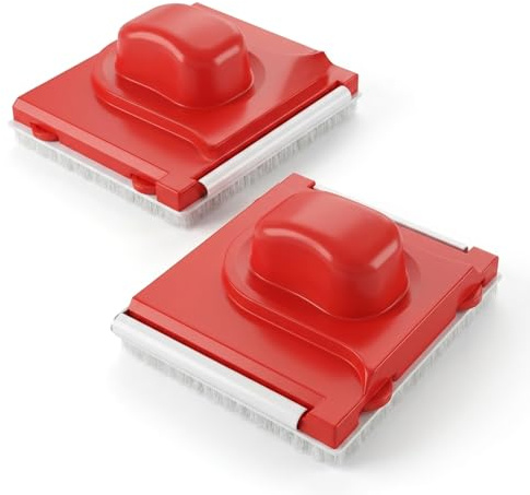 2 Stück Farbkantenschneider Paint Edger Farbkanten Werkzeug mit 2 Ersatzpad | Kantenstreicher Farbpad Kantenmaler Latexfarbe Paint Pad für Wände DeckenEinschneiden Malen Ecke Kanten Wiederverwendba