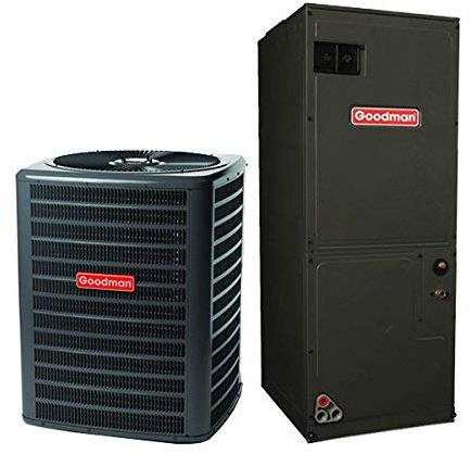 Goodman 3.5 Ton 15 Seer Heat Pump System with Multi Position Air Handler