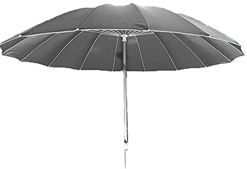 cosedacasa Ombrellone rotondo con snodo 240cm antivento per piscina giardino terrazzo balcone in alluminio e tessuto