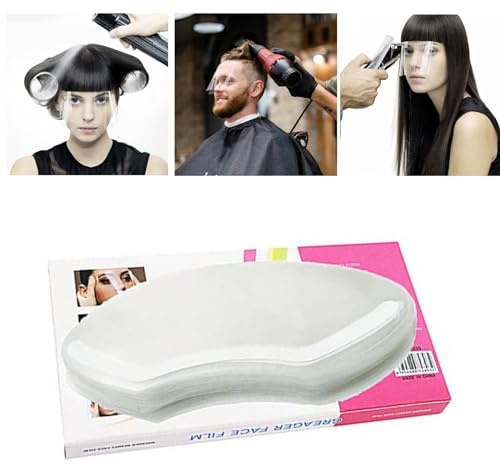 LWBTOSEE 100pcs Shower Face Shields Hair Salon Hairspray Masks Permanent Makeup Shower Face Shields Visors Disposable Face Shields Masks for Hairspray Salon Supplies Eye Shield