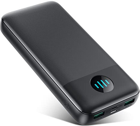 Power Bank, Caricatore Portatile 26800mAh, Powerbank 3A PD USB C Ingressi&Uscite, Caricabatterie Portatile Ricarica Rapida Batteria Esterna 3 Uscite per iPhone Huawei Xiaomi Auricolari