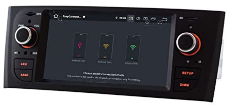 JINFOLI 1 Din Autoradio GPS Navigazione Stereo Octa Core Autoaudio Android 10.0 Lettore Multimediale for Auto Adatto, for Fiat, Grande Punto Linea Impianto audio stereo per auto(NO DSP)