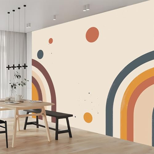 Papel de Pared Simple Líneas Rayas Papel Tapiz Fotográfico No Tejido 400 x 280 cm Cafe, Restaurant Dormitorio Decoración De Papel Tapiz Mural El Hoga Murales Papel Pintado Marrón