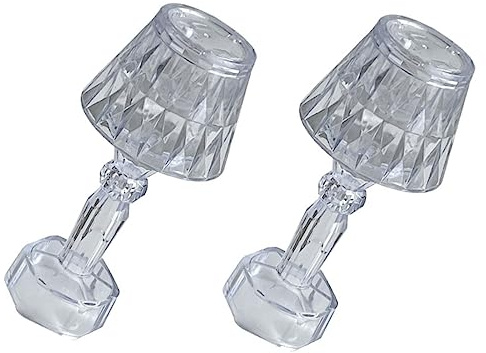 UKCOCO 2 piezas Lámpara de Mesa LED Decorativa con Luz Nocturna Desmontable para Decoración de Dormitorio