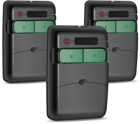 Reemplazo para Mando Garaje CLEMSA 433.92 MHz, 3 Unidades Mando Puerta Garaje Universal, Mandos Puertas Automáticas, Reemplazo Compatible MV-1, MV-12, MV-123, Control Seguro y Preciso