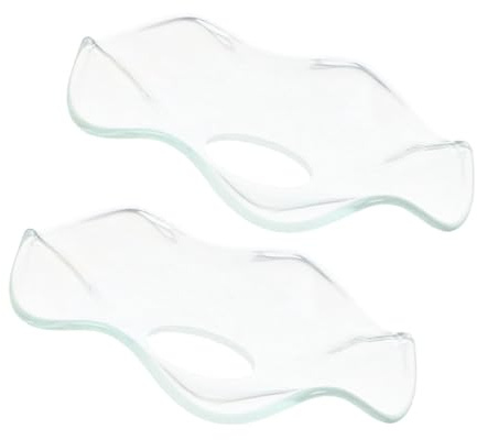 UTHCLO 2 Stück Glas Kerzenteller Tropfschutz für Spitzkerzen Durchsichtige Wachsauffangschale Eleganter Kerzenhalter Vielseitig und Einfach zu Verwenden für Romantische Dinner