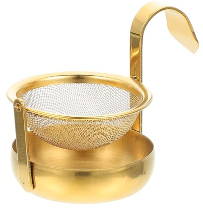 BESPORTBLE Infuseur à Thé Acier Inoxydable Rotatif pour Thé Vrac Passoire Fine Anti-dépôt Filtre pour Cuisine
