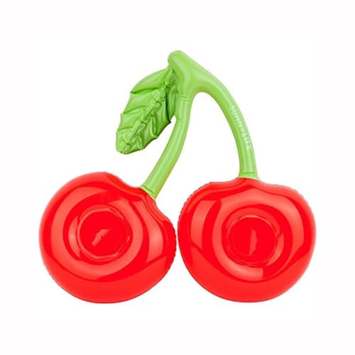 Portavasos inflable para piscina, posavasos flotante en forma de cereza, accesorio para bebidas de piscina, soporte para bebidas de fiesta, soporte flotante para niños y adultos, fiestas de