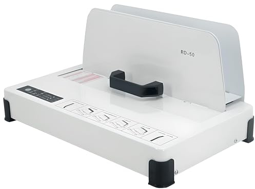 Termisk bindningsmaskin, kraftig 50 mm, binder upp till 500 ark, 3 tid/temperaturinställningar, 200 böcker/timme för A4/A3/A5/A6-dokument