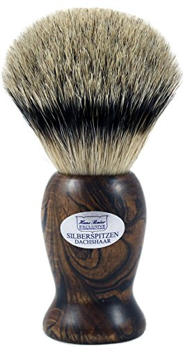 Hans Baier Pinsel Buche Marmoriert/21, 5mm/Silberspitz Dachs/53181