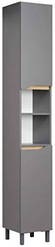 Pelipal - Capri - Hochschrank, 30 cm, 2-türig, 1 Nische, 2 Einlegeböden - Badmöbel