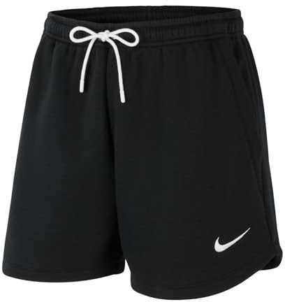 Nike Damen W Nk Flc Park20 Short Kz Kurze Hose, Black/White/White, M EU