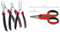 USAG 150 AX/SE3 U01500201 Assortimento con Pinza Universale, Pinza a Becchi Mezzotondi Diritti e Tronchese a Tagliente Diagonale (3 pezzi) & 207 C U02070004 Forbice per Elettricisti