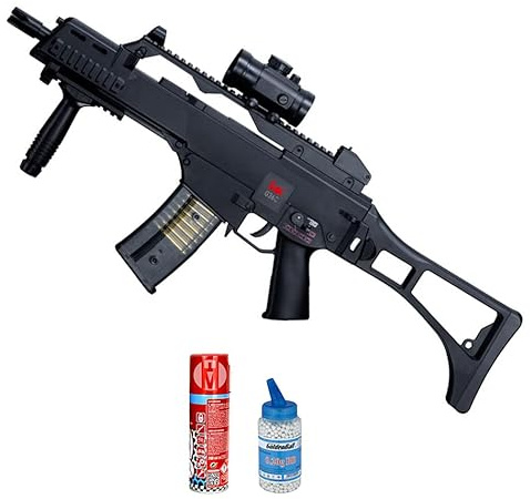Pistola elettrica da softair HK G36C (6 mm) | Fucile semiautomatico con pallini in PVC