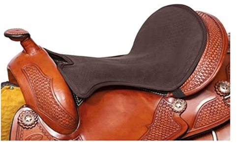 Acavallo Gelpolster Western Dri-Lex - braun