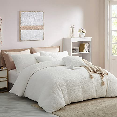 Lanqinglv Biancheria da letto invernale calda, 200 x 220 cm, in morbido pile di cashmere e flanella, reversibile, in peluche, copripiumino con chiusura lampo e 2 federe da 80 x 80 cm