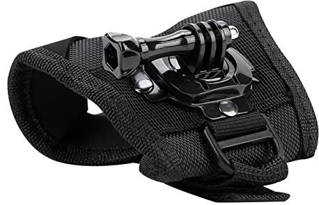 Cinturino da Polso con Rotazione a 360° per GoPro, Cinturino Innovativo per Fotocamera Tipo Guanto, Adatto per GoPro Hero 4/3+/3/2/1, per SJ4000/SJ5000, XiaoYi, Supporto da