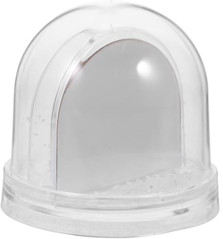 TOPBATHY Schneekugel-fotorahmen Mit Bildeinlage Handgefertigt Individuelles Foto Für Jungen Und Mädchen Dekorative Schneekugel Aus Kunststoff Für Zuhause
