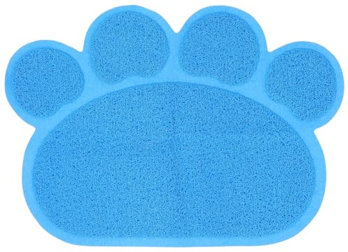 INOOMP Katzenstreumatte 23.62X17.72 Zoll Wasserdicht rutschfest Große Futtermatte Für Katzentoilette Und Futterbereich Waschbar Für Sauberen Haustierbereich