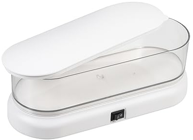 Hohopeti Boîte Machine à laver the thing saker Nettoyage des taches pour lunettes nettoyeur anneau machine de nettoyage à machine à nettoyer les lunettes abdos blanche