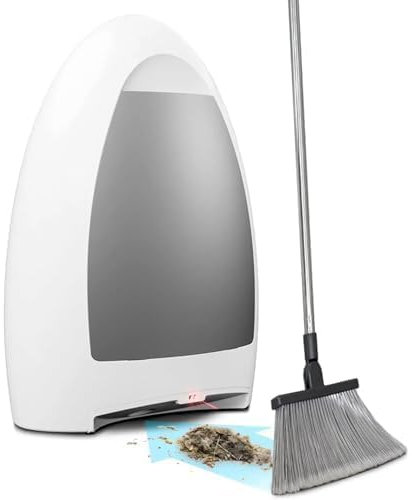 WaaYb Aspiradora para peluquería, aspiradora de Pelo sin Contacto de 1000 W con depósito de Polvo de 7 l y Filtro de 5 Capas, sensores automáticos, Papelera electrónica para el hogar, para peluquería