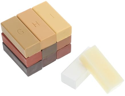STOBOK 11pcs Wood Floor Repair Wax Blocks Kit Hardwood Laminate Floor Chip Scratch Filler Wax Sticks for Vinyl Wood Flooring and Furniture Repair