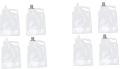 TOYANDONA 2 Ensembles Bouilloire Portable Fournitures De Camping Bouteille D'eau De Voyage Pliable Cruche Réservoir D'eau De Camping Pour L'animal De Compagnie Couleur Aléatoire 4 Pièces * 2