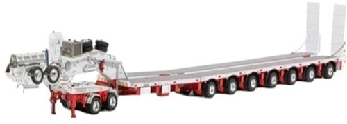 Modèle De Voiture De Course à Collectionner Véhicule De Transport en Alliage 1:50 pour Dolly 2X8 + Remorque Bowers Heavy Zt09316 7X8 Décoration pour Chambre