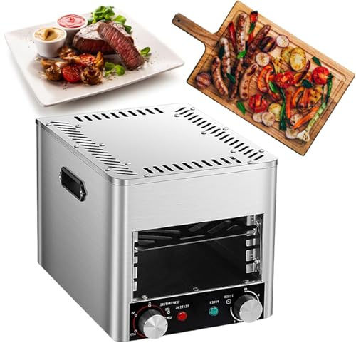yunzhenzhen Gril sans FuméE Barbecue Electrique D'IntéRieur Puissance 1700w s'adapte Au Plan Travail La Cuisine Livré avec Plateau Cuisson Et Grille CuisinièRe à Steak Commerciale 800 °C