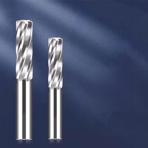 1 pz. Alesatore a spirale CNC a 6 taglienti, diametro 7,92-8,06 mm, alesatore non rivestito in acciaio al tungsteno for foratura di precisione(7.94X35X70mm)