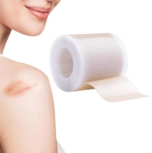 OIXYAZ OIXYA Hydrocolloid Roll 4cmx2m,Rotolo di Cerotti Idrocolloidali Autoadesivi Traspirante e Impermeabili Rotolo Idrocolloidale,Nastro idrocolloidale,Ipoallergenico,Riutilizzabile