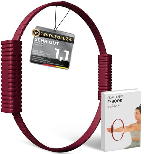 NEOLYMP Pilates Ring – Effektiver Fitnessring für Core-Training, Arme, Beine & Beckenboden – Pilatesring mit rutschfesten Softgrip-Silikon-Griffen für sicheren Halt – Pilates Zubehör