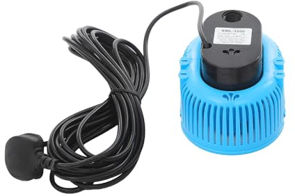 Pool Cover Pump Sump Pump with 659.9 GPH Flow and 3 Outlet Ports 75W Submersible Water Pump for Swimming Pools Garden Ponds Etc (Blue)