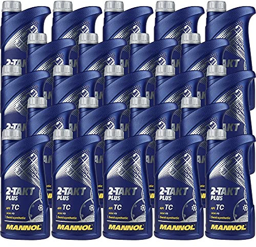 QR-Parts Set 85493701 MN7204-1 23x1 Liter MANNOL 2-Takt Plus API TC Öl Motorradöl Scooter Teilsynthetisch